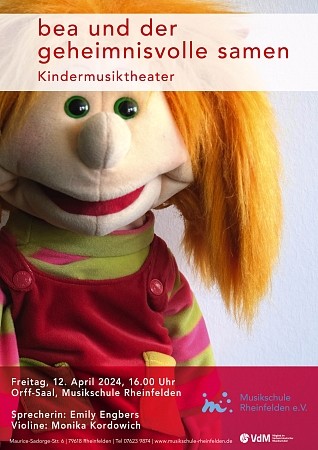 Kindermusiktheater: Bea und der geheimnisvolle Samen Ein Musiktheaterstück für Kinder ab 3 Jahren